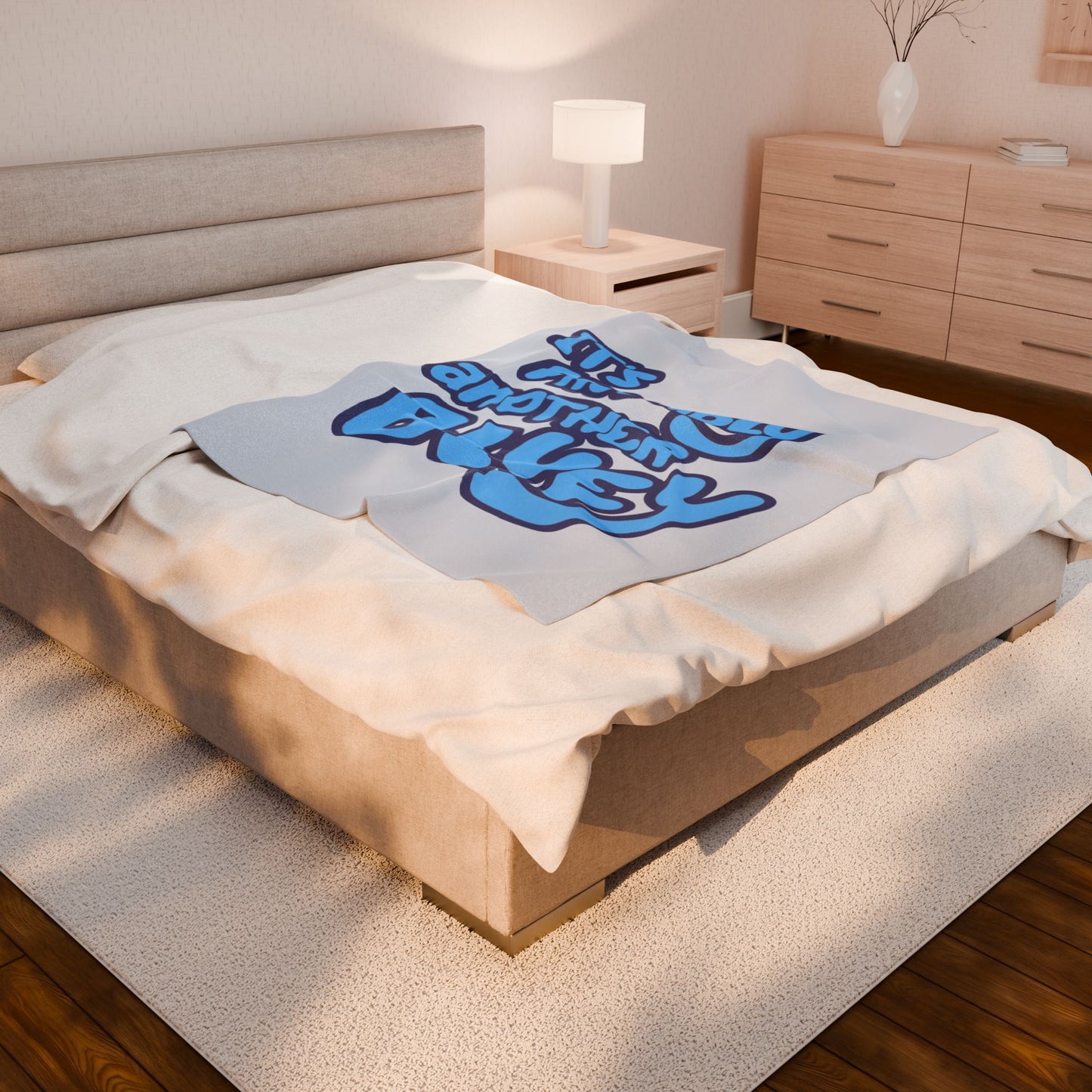 Bluey Plush Blanket – “Probably Another Bluey” Cozy Throw