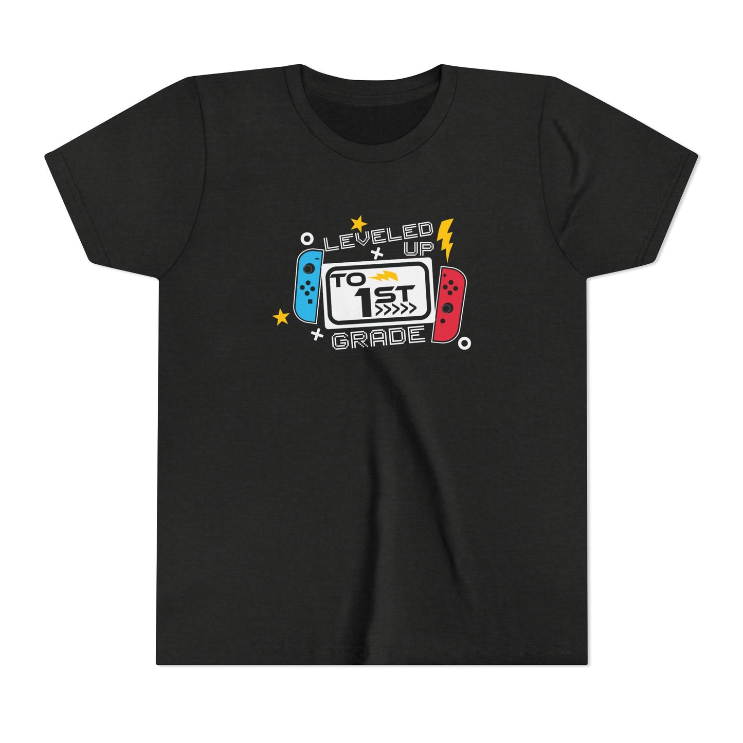 Leveled Up to 1st Grade Youth Tee