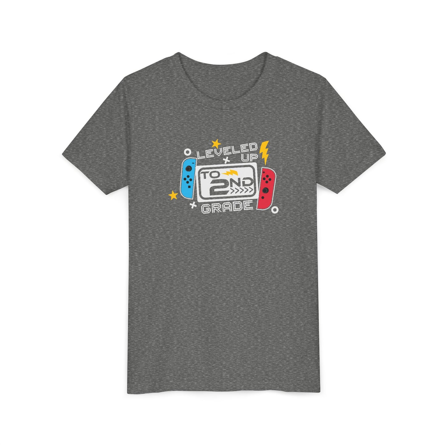 Leveled Up to 2nd Grade Youth T-shirt