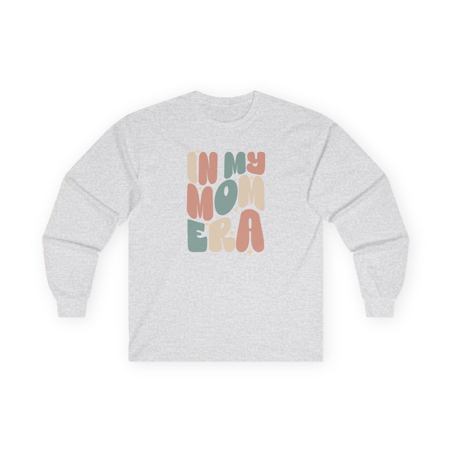 Mom Era Unisex Tee – Personalized Name Sleeve Mother’s Day Gift
