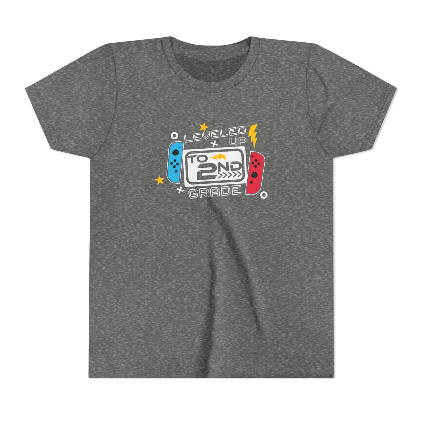 Leveled Up to 2nd Grade Youth T-shirt
