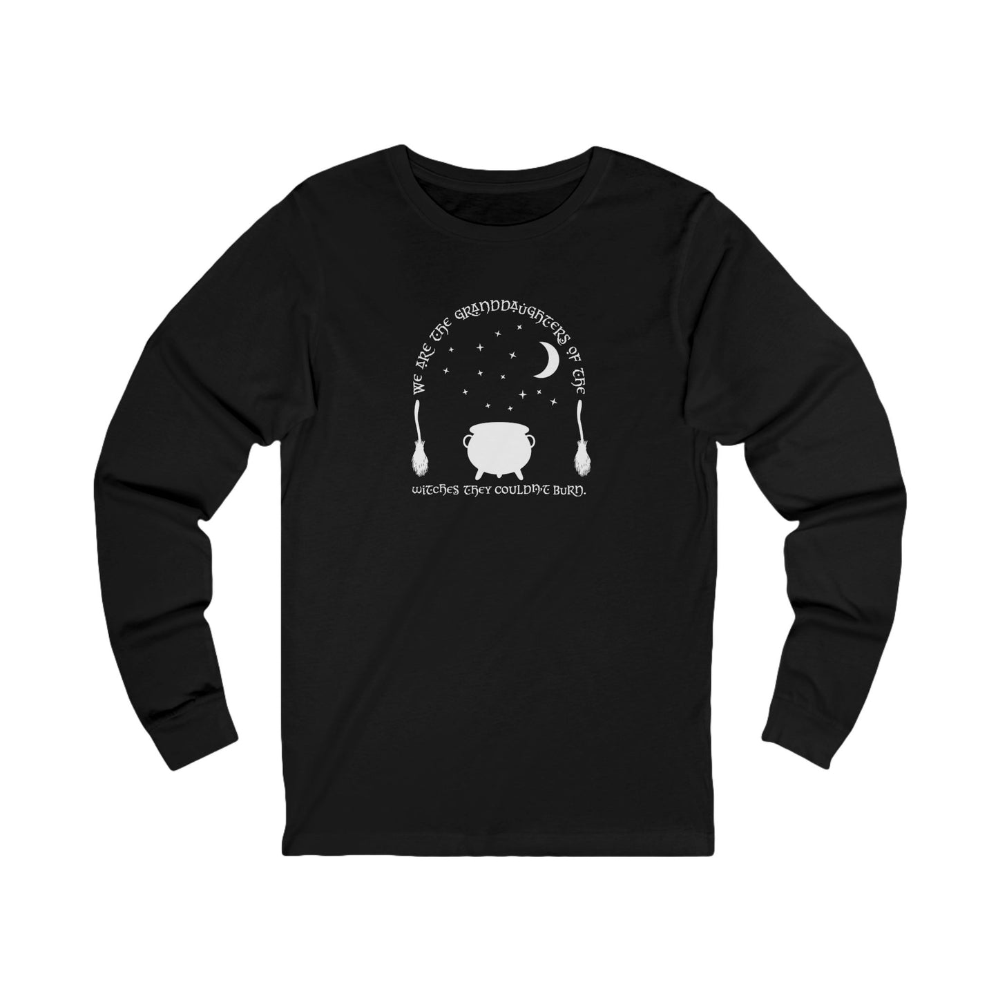 Witches Granddaughters Long Sleeve Tee - Feminism Halloween Shirt