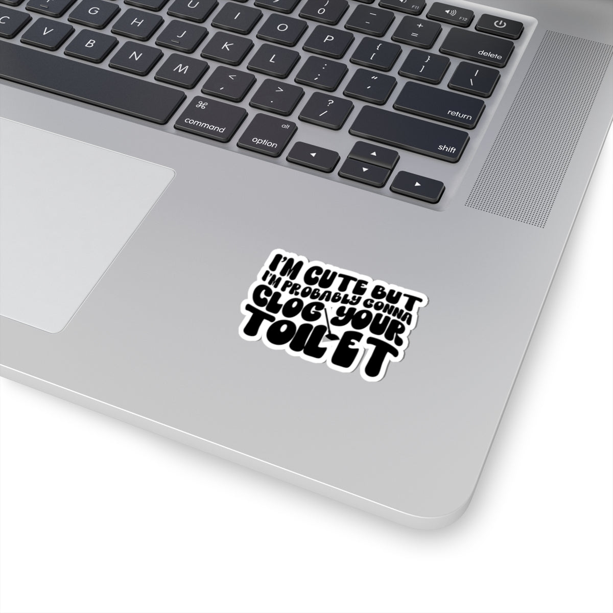 Funny White Kiss-Cut Stickers, Humorous Sticker Pack, Joke Decals, Toilet Humor Gift, Bathroom Decor