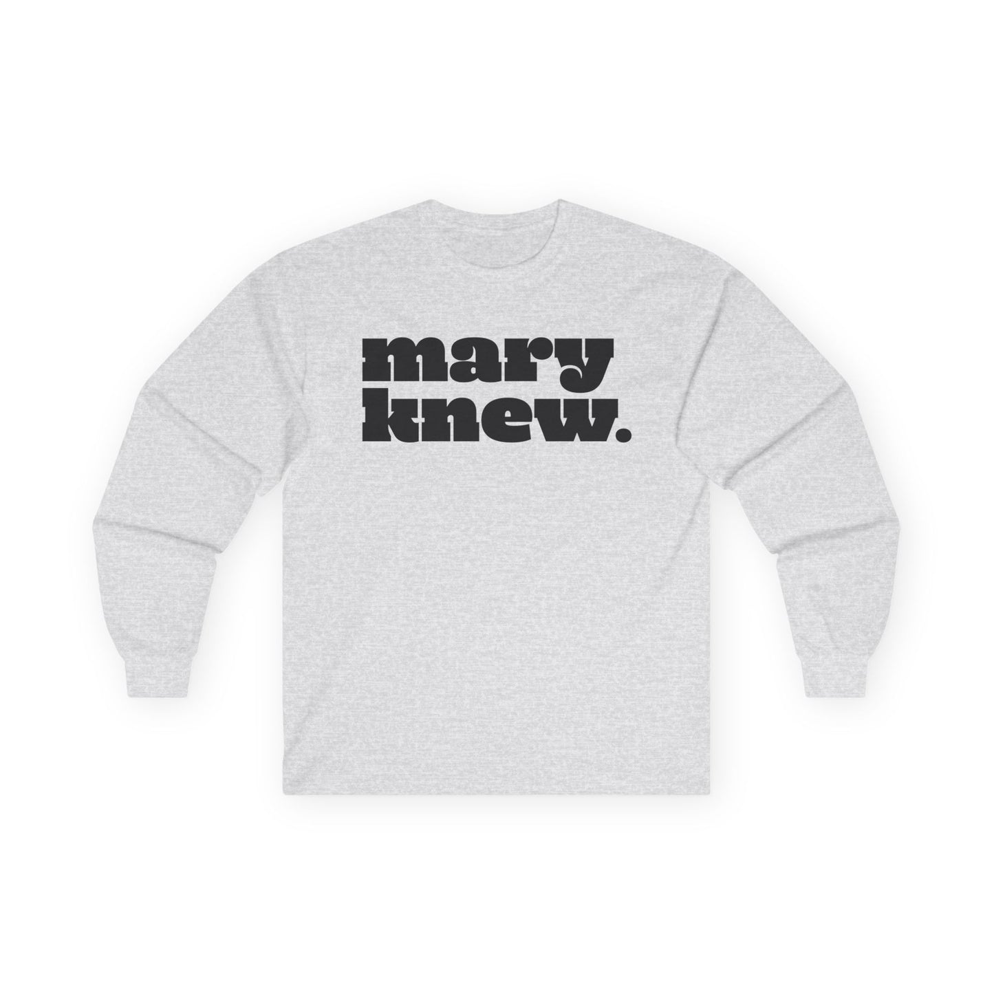 Mary Did You Know? Liturgical Colors Unisex Long Sleeve Tee – Funny & Faithful