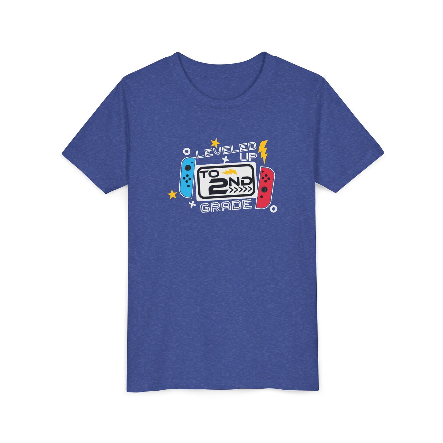 Leveled Up to 2nd Grade Youth Tee