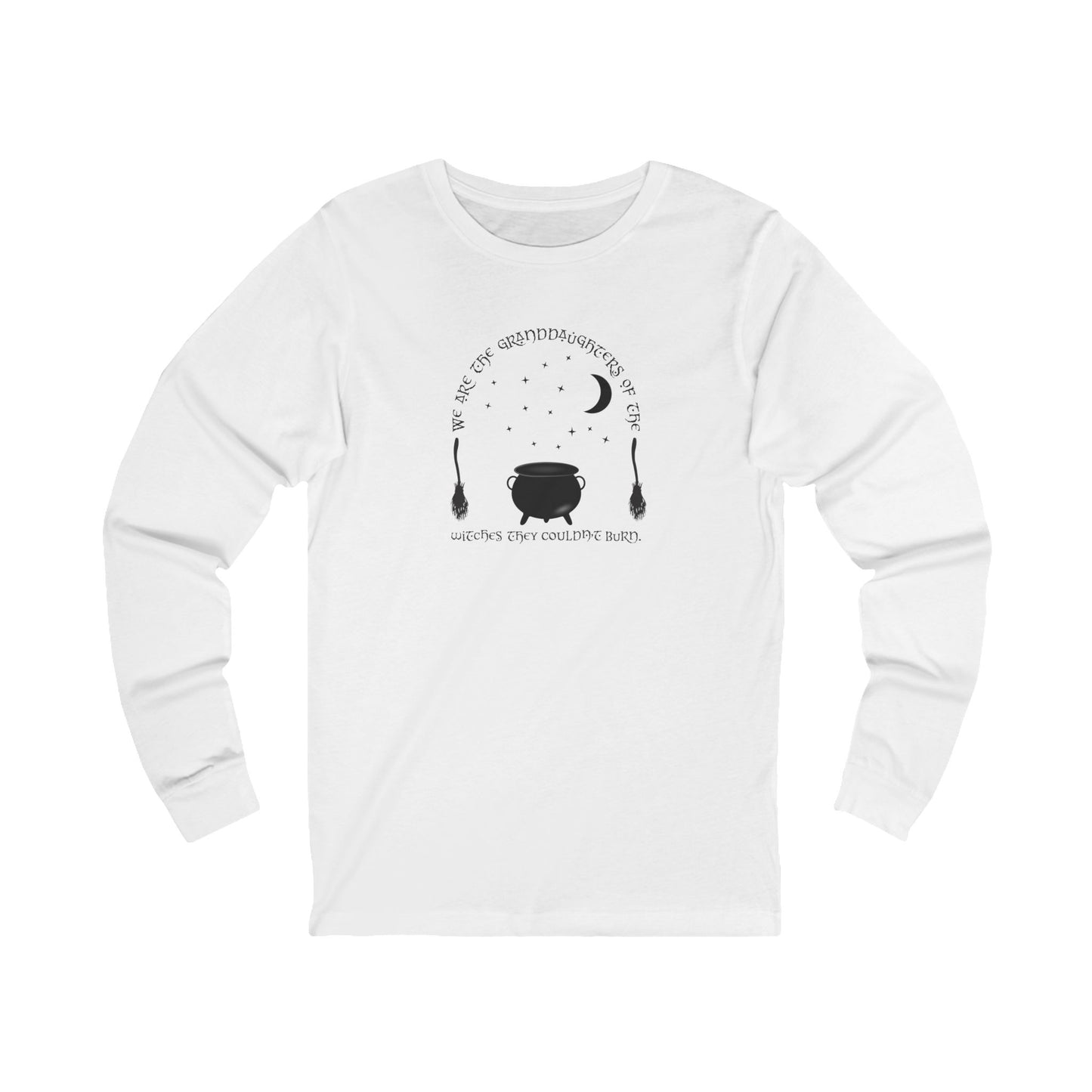 Witches Granddaughters Long Sleeve Tee - Feminism Halloween Shirt