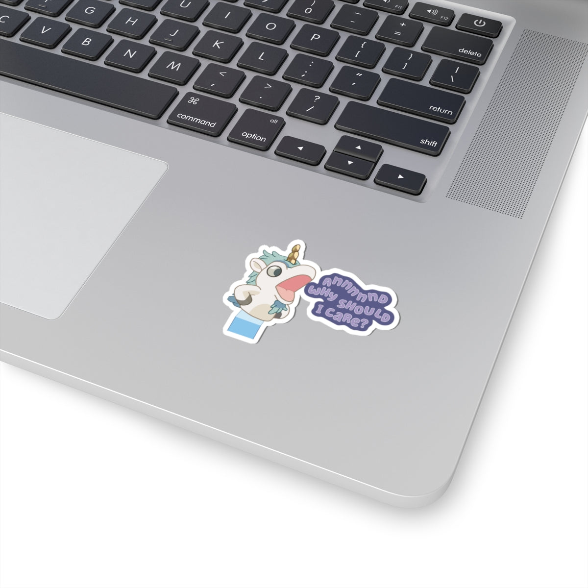 Bluey Unicorse Sticker – “Annnnd Why Should I Care?”