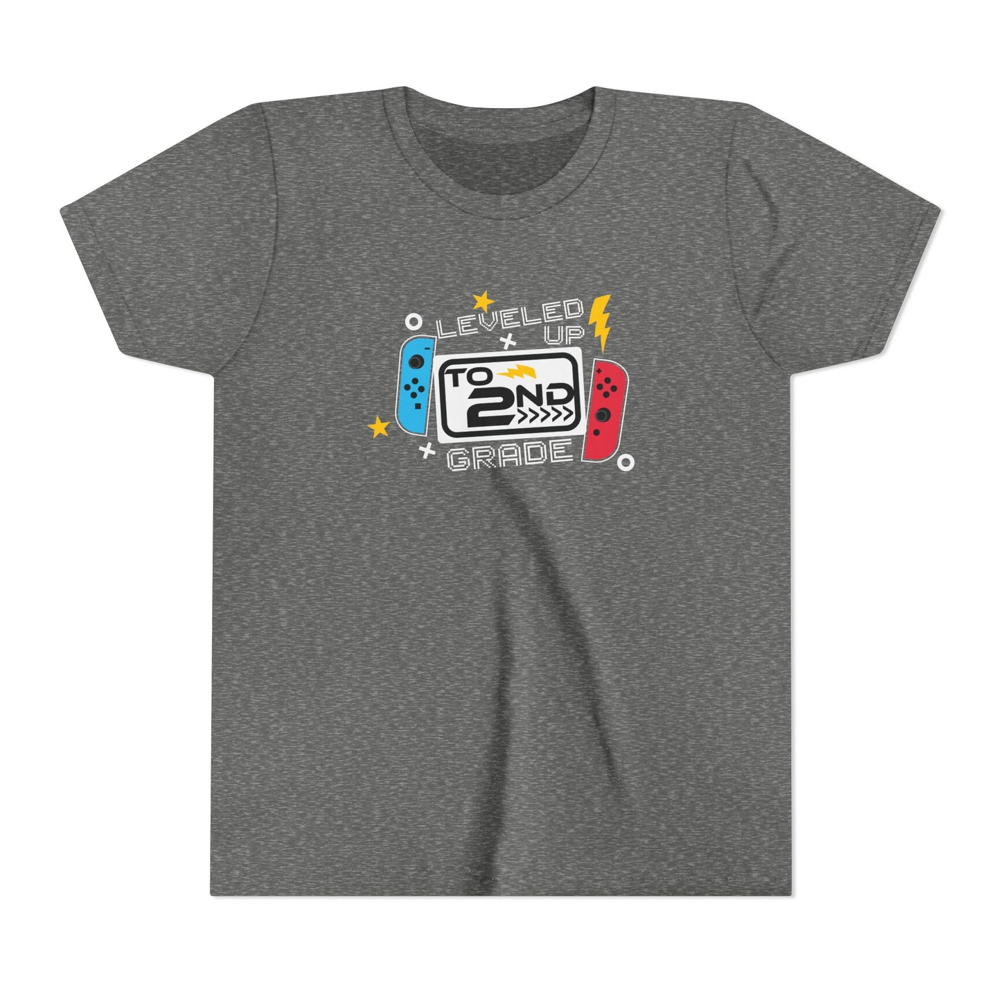 Leveled Up to 2nd Grade Youth Tee