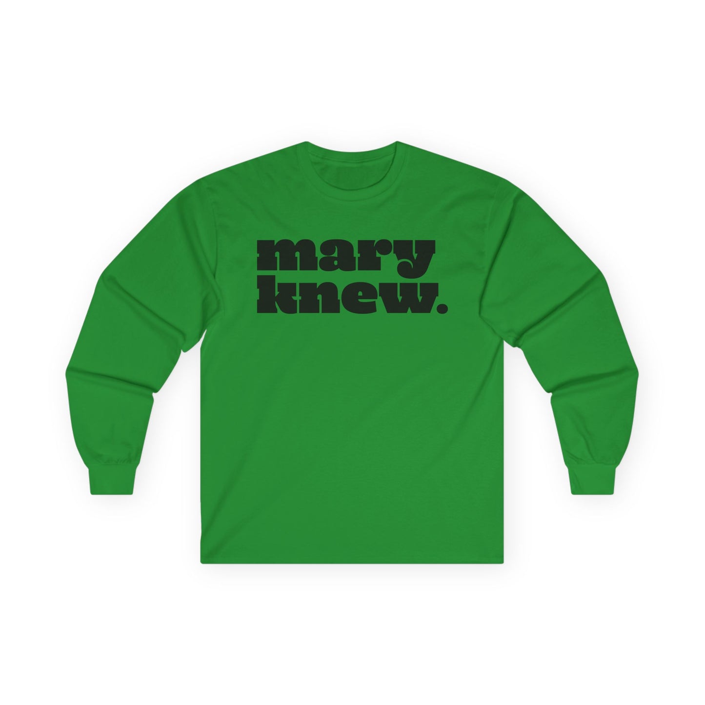 Mary Did You Know? Liturgical Colors Unisex Long Sleeve Tee – Funny & Faithful