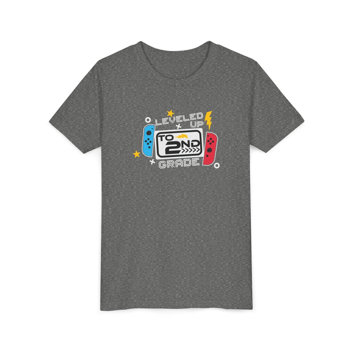 Leveled Up to 2nd Grade Youth Tee