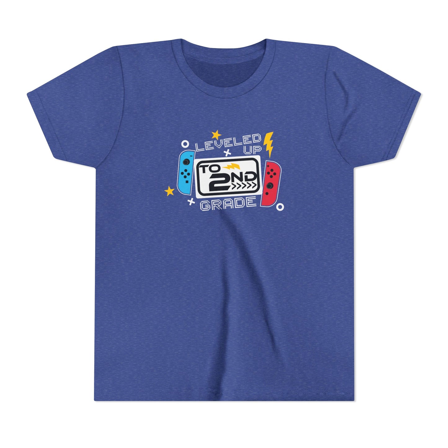 Leveled Up to 2nd Grade Youth Tee