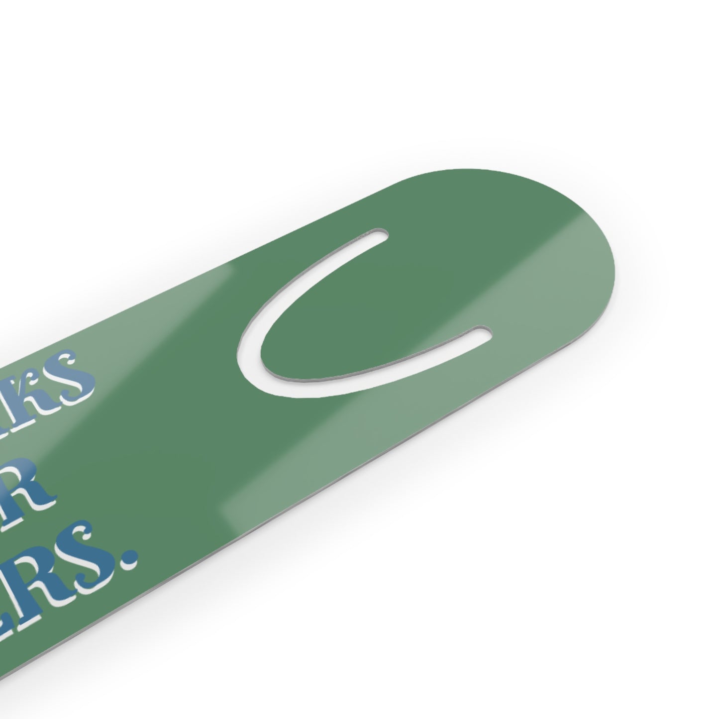 “Bookmarks Are for Quitters” Funny Literary Bookmark – Gift for Book Lovers