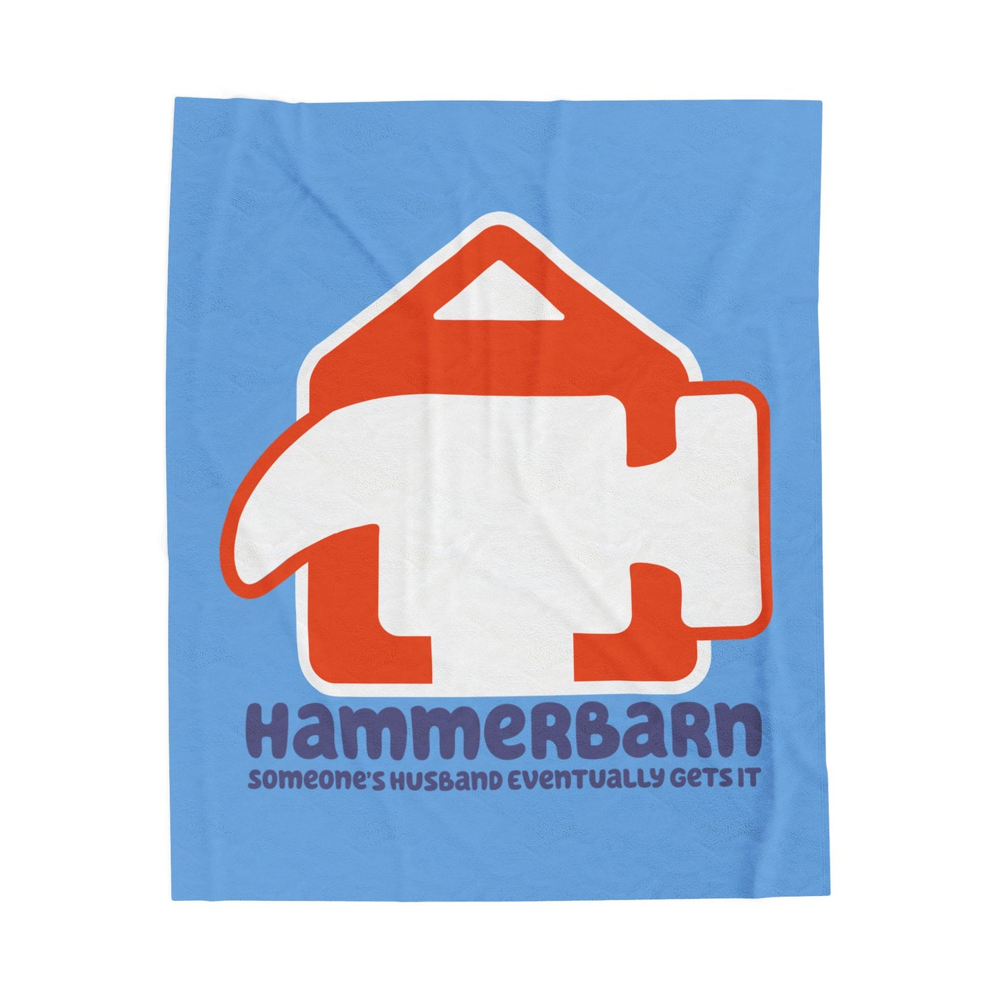 Bluey Hammerbarn Plush Blanket – “Someone’s Husband Eventually Gets It” Cozy Throw