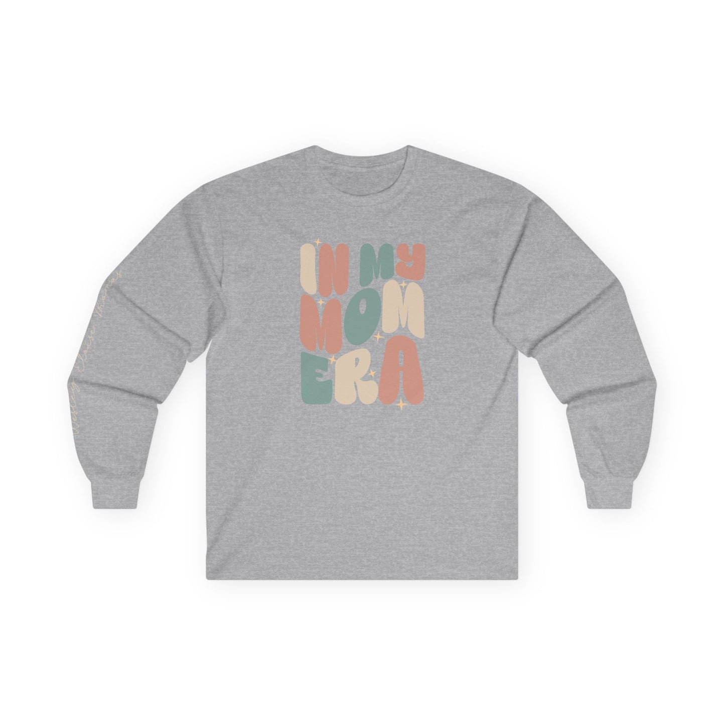 Mom Era Unisex Tee – Personalized Name Sleeve Mother’s Day Gift