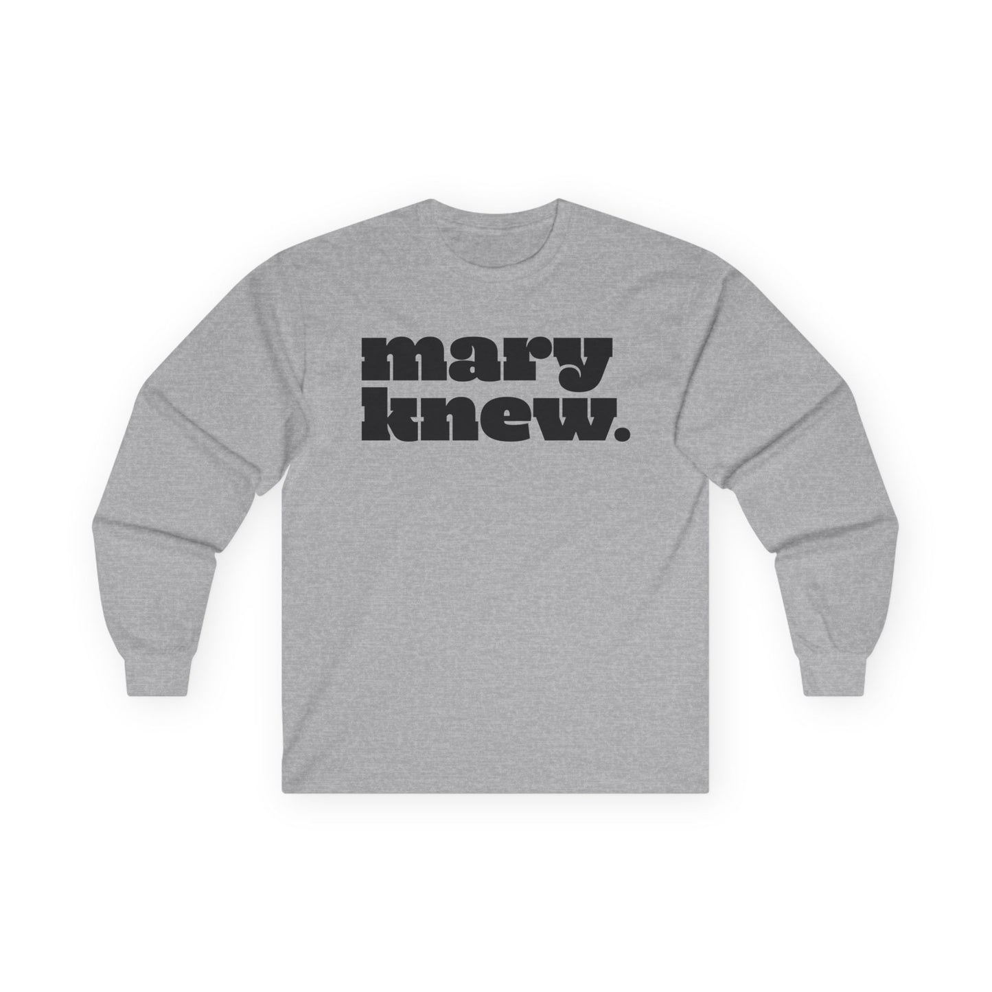 Mary Did You Know? Liturgical Colors Unisex Long Sleeve Tee – Funny & Faithful