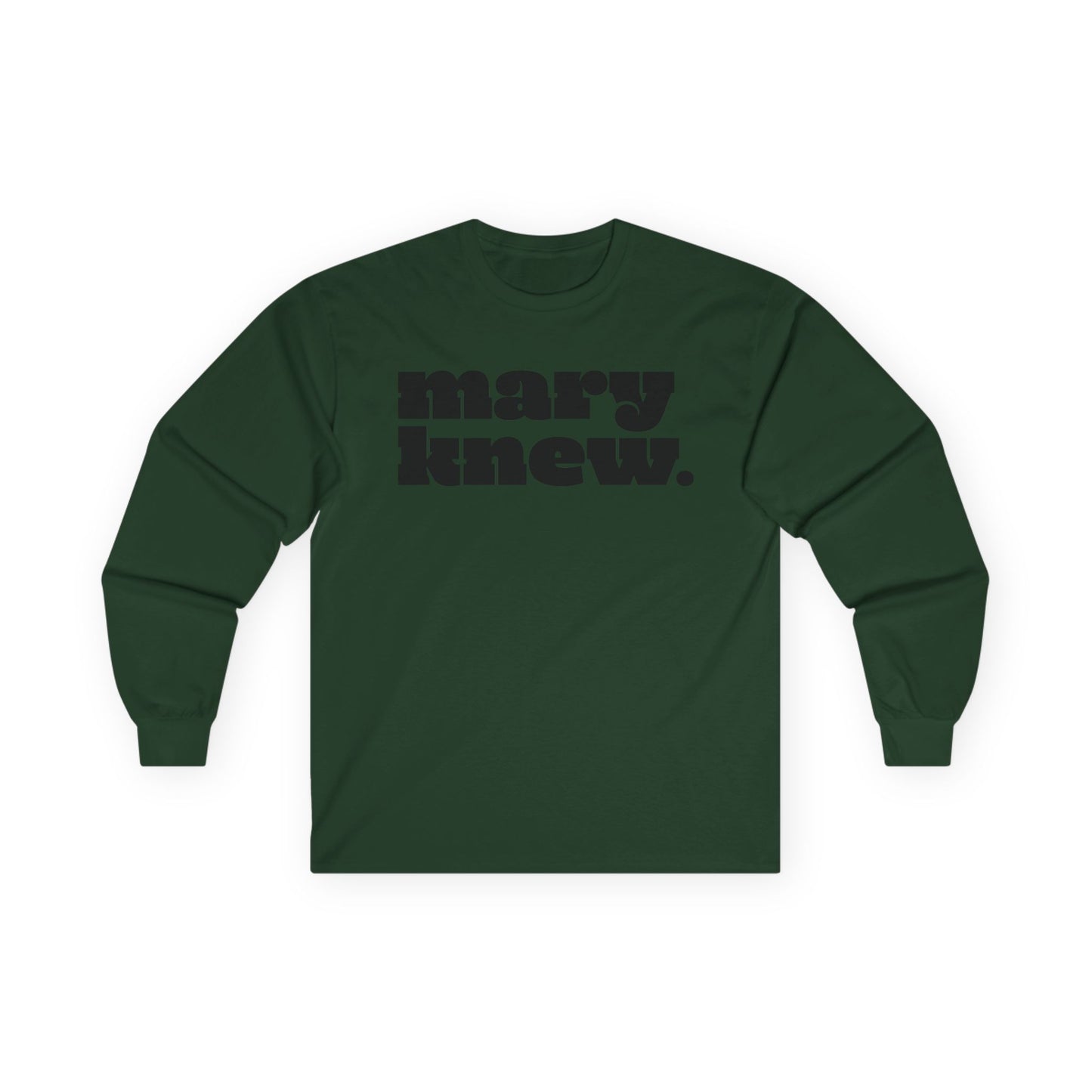 Mary Did You Know? Liturgical Colors Unisex Long Sleeve Tee – Funny & Faithful