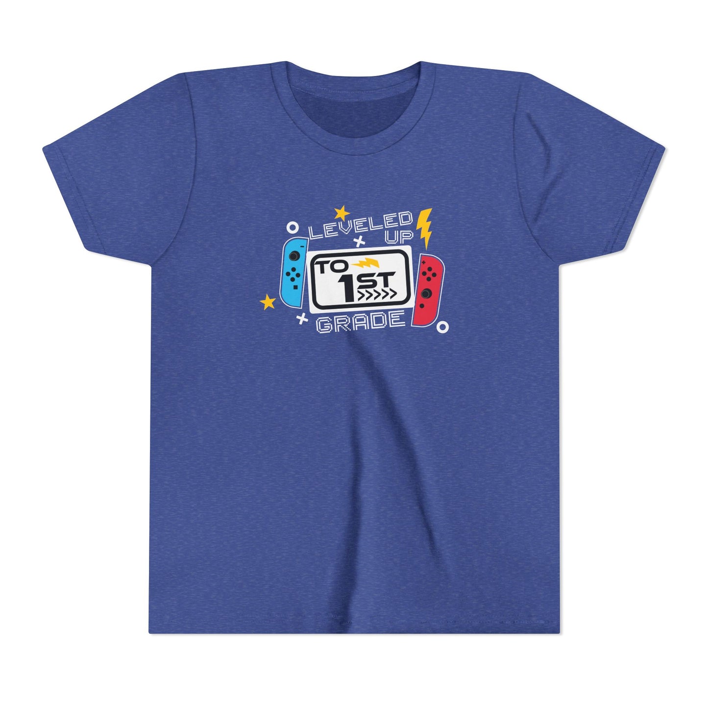Leveled Up to 1st Grade Youth Tee