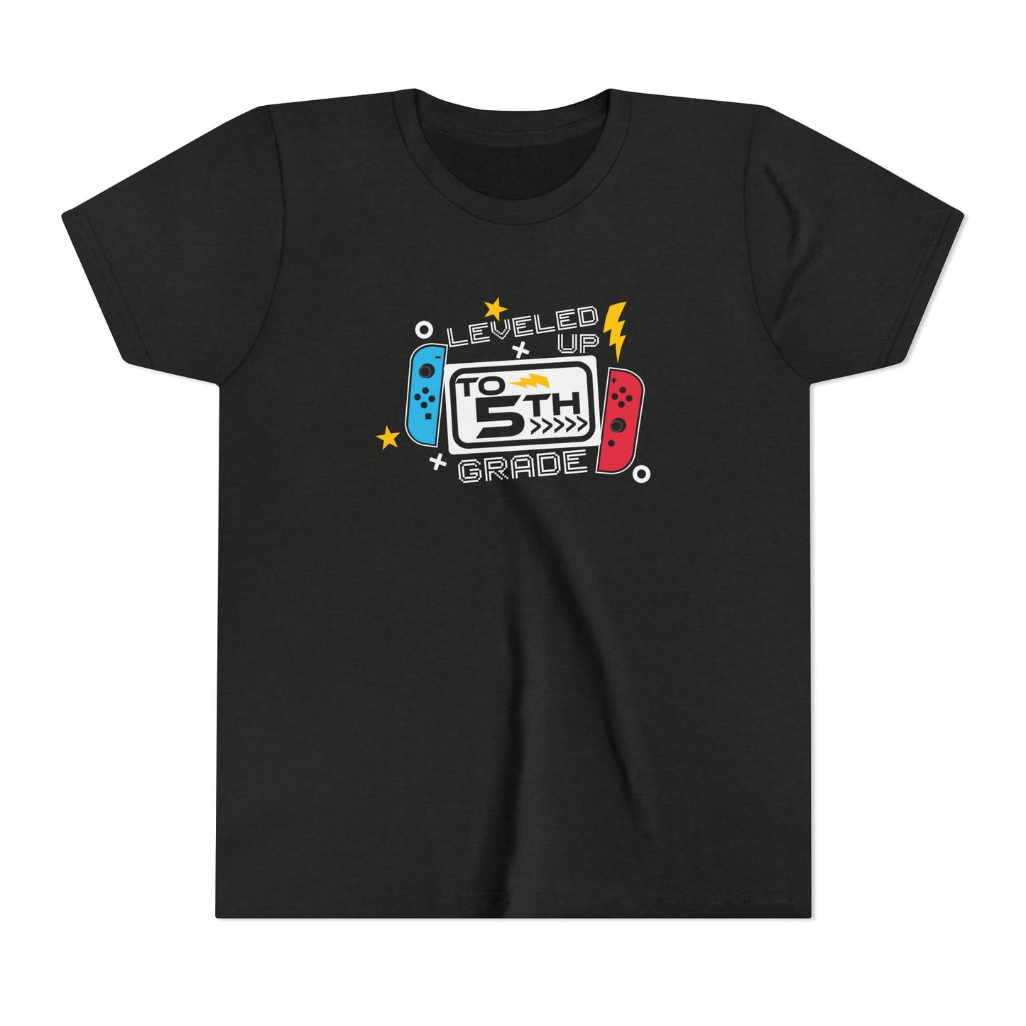 Leveled Up to 5th Grade Youth Tee