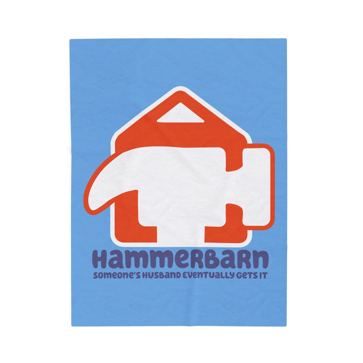 Bluey Hammerbarn Plush Blanket – “Someone’s Husband Eventually Gets It” Cozy Throw