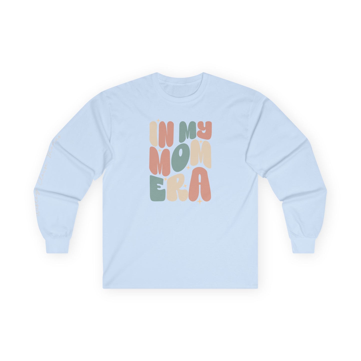 Mom Era Unisex Tee – Personalized Name Sleeve Mother’s Day Gift