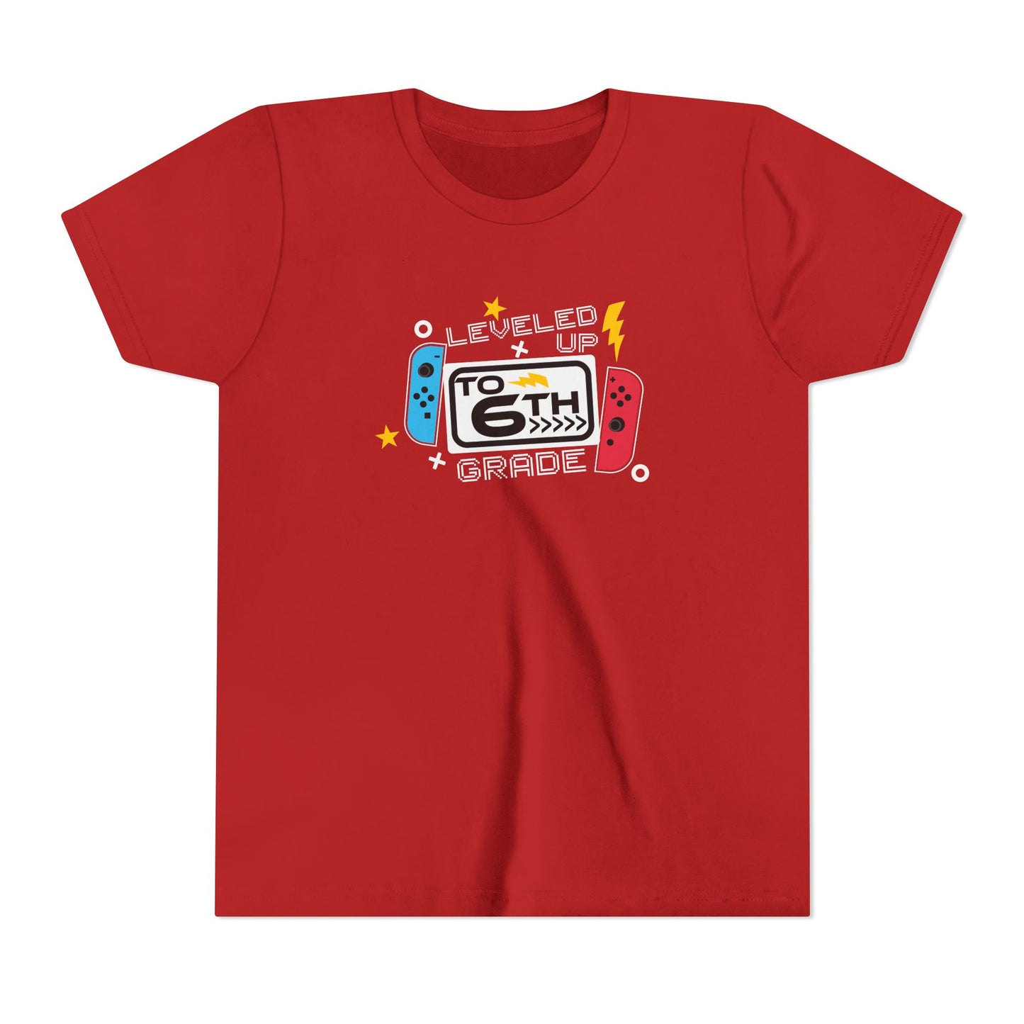 Leveled Up to 6th Grade Youth Tee