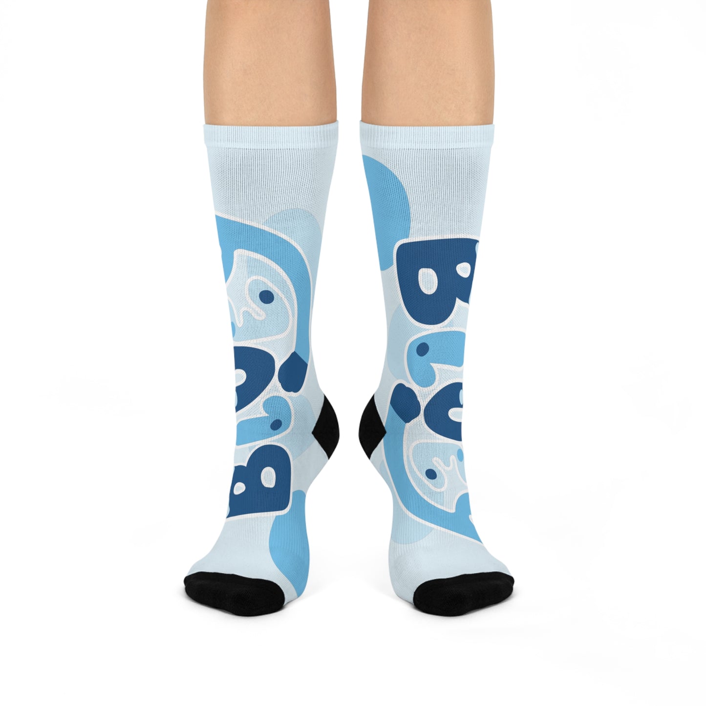 Bluey-Inspired Cartoon Crew Socks – Cute Bluey Design