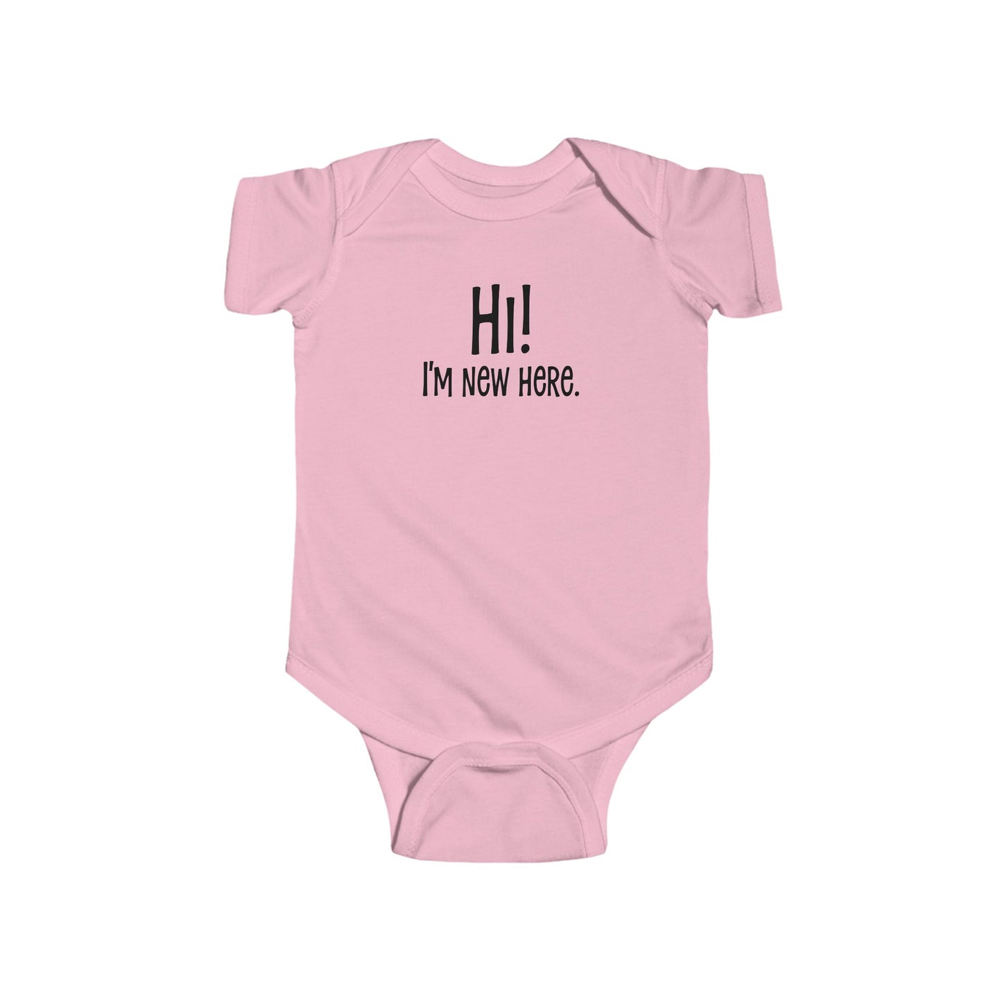Hi! I’m New Here – Adorable Baby Onesie for New Arrivals