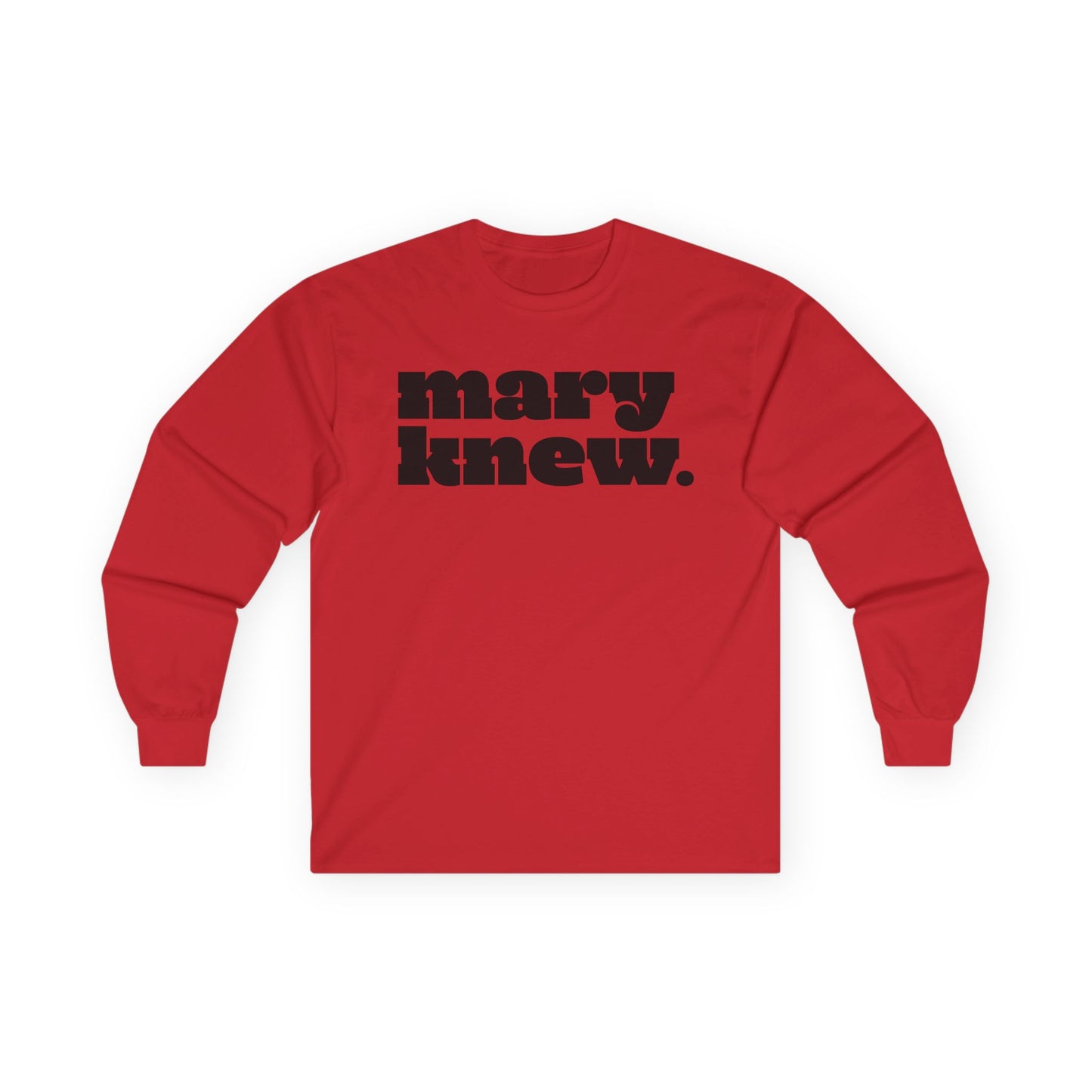 Mary Did You Know? Liturgical Colors Unisex Long Sleeve Tee – Funny & Faithful