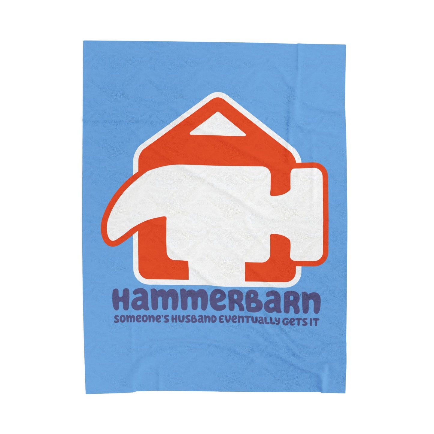 Bluey Hammerbarn Plush Blanket – “Someone’s Husband Eventually Gets It” Cozy Throw