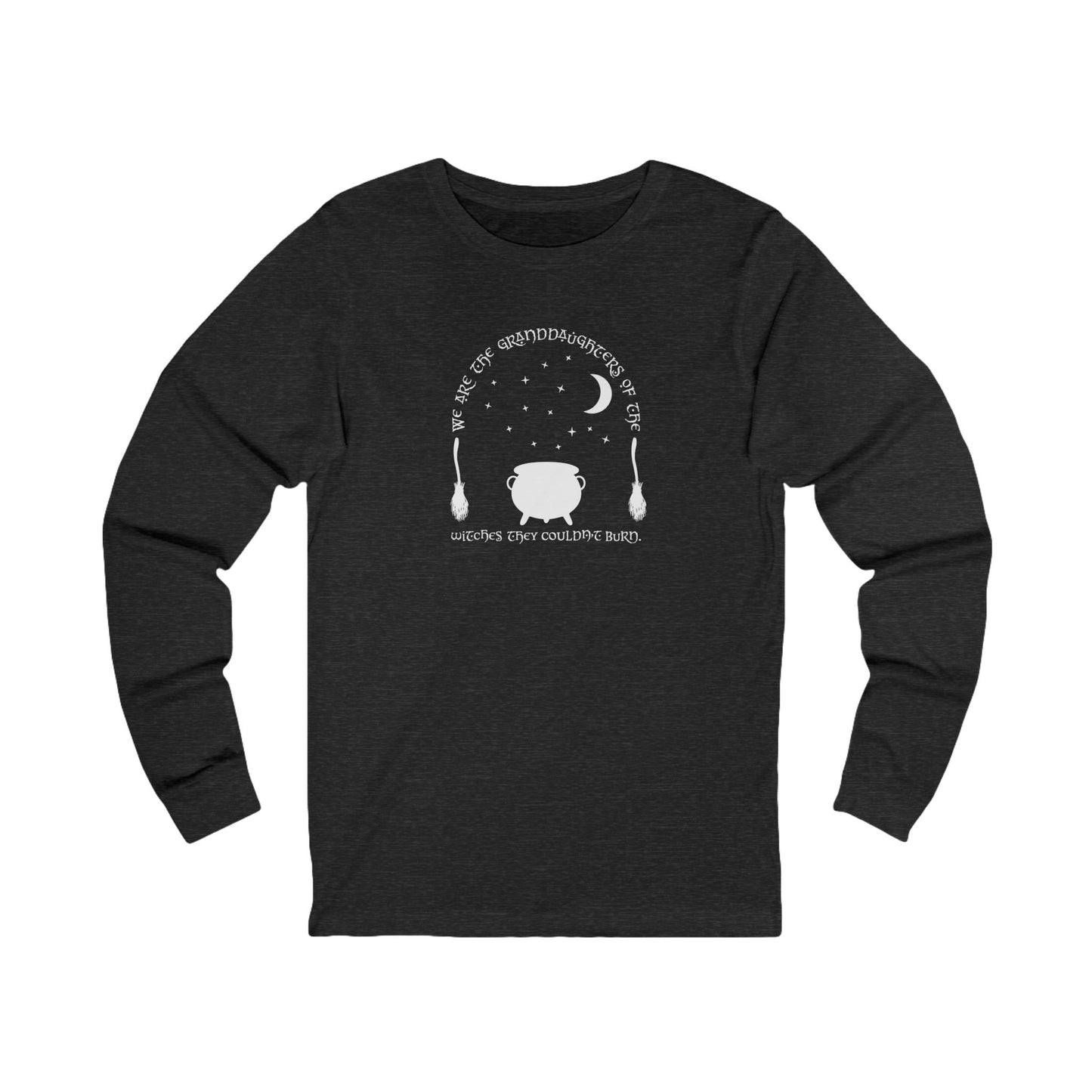 Witches Granddaughters Long Sleeve Tee - Feminism Halloween Shirt