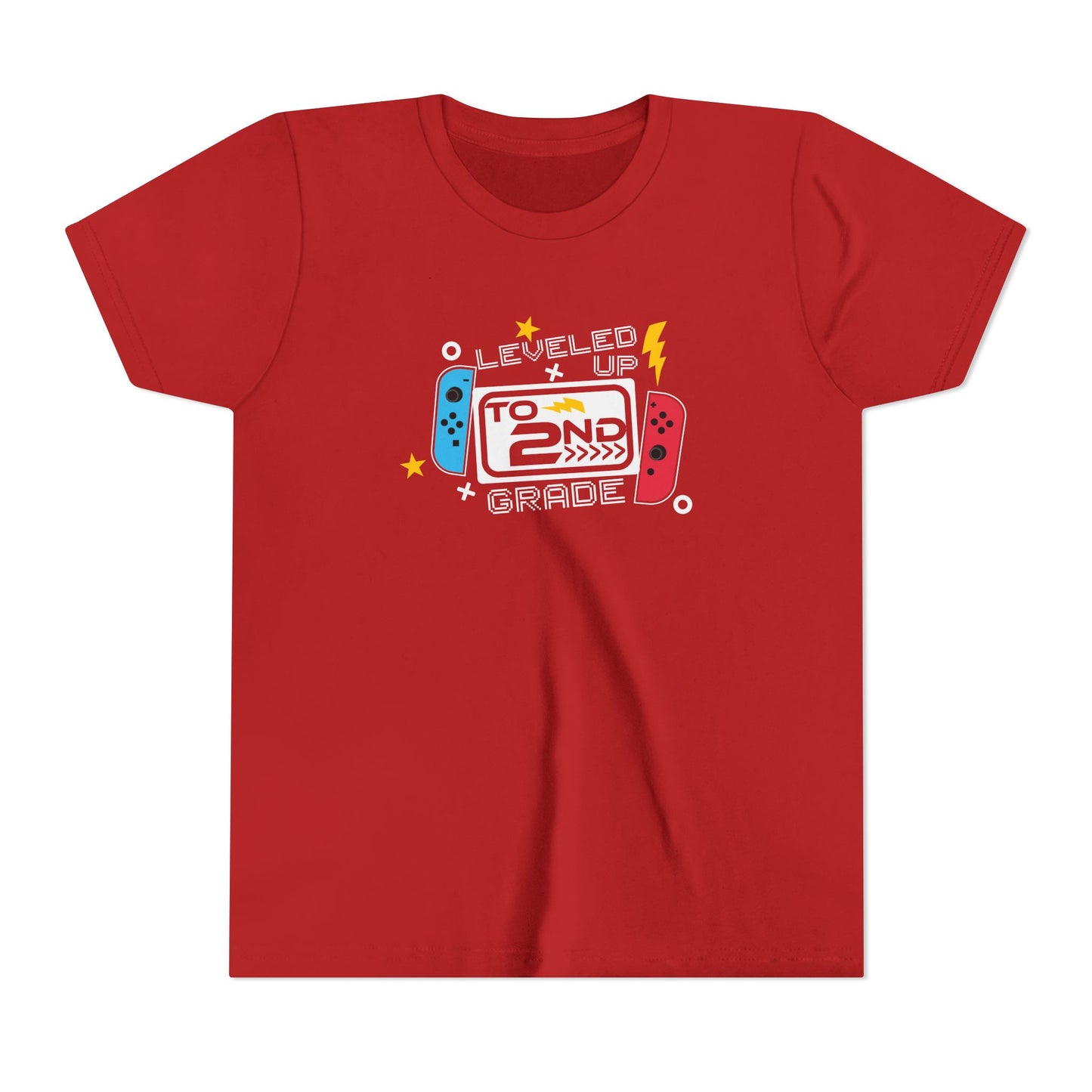 Leveled Up to 2nd Grade Youth T-shirt