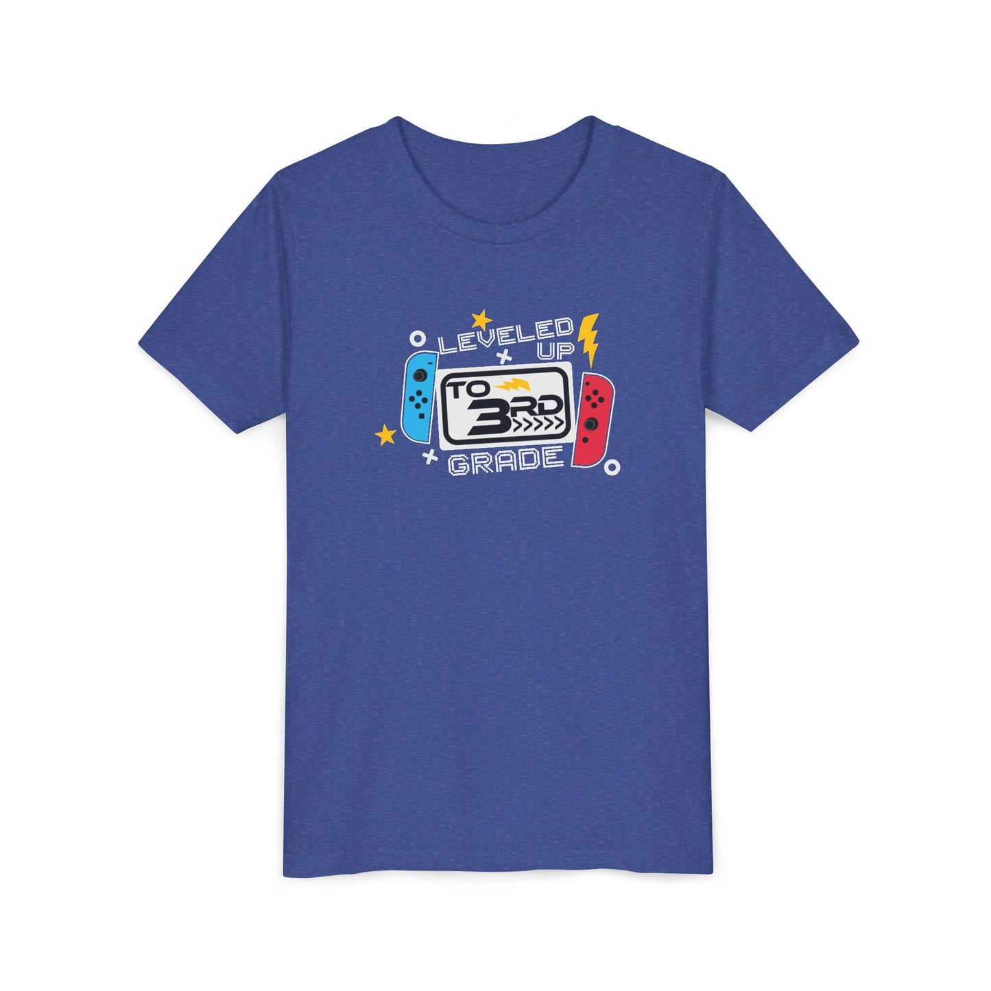 Leveled Up to 3rd Grade Youth Tee