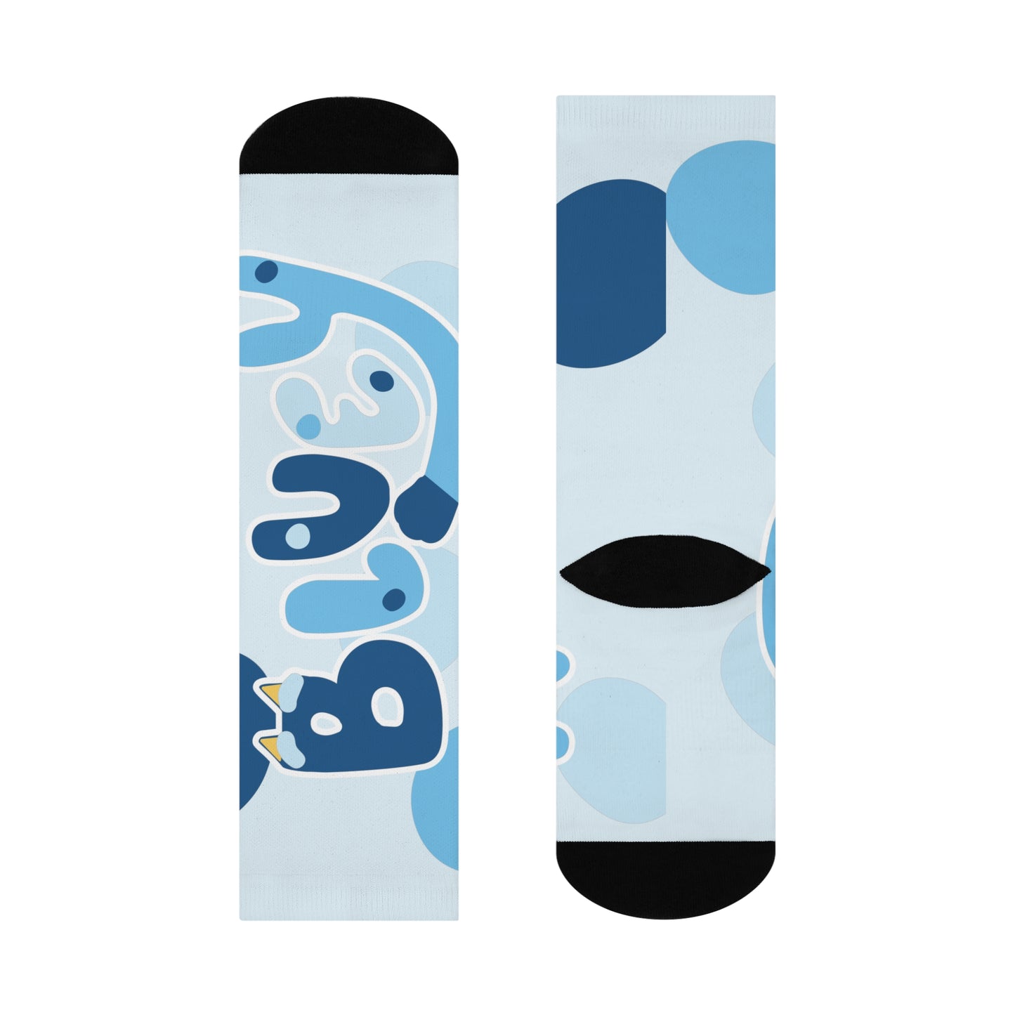 Bluey-Inspired Cartoon Crew Socks – Cute Bluey Design