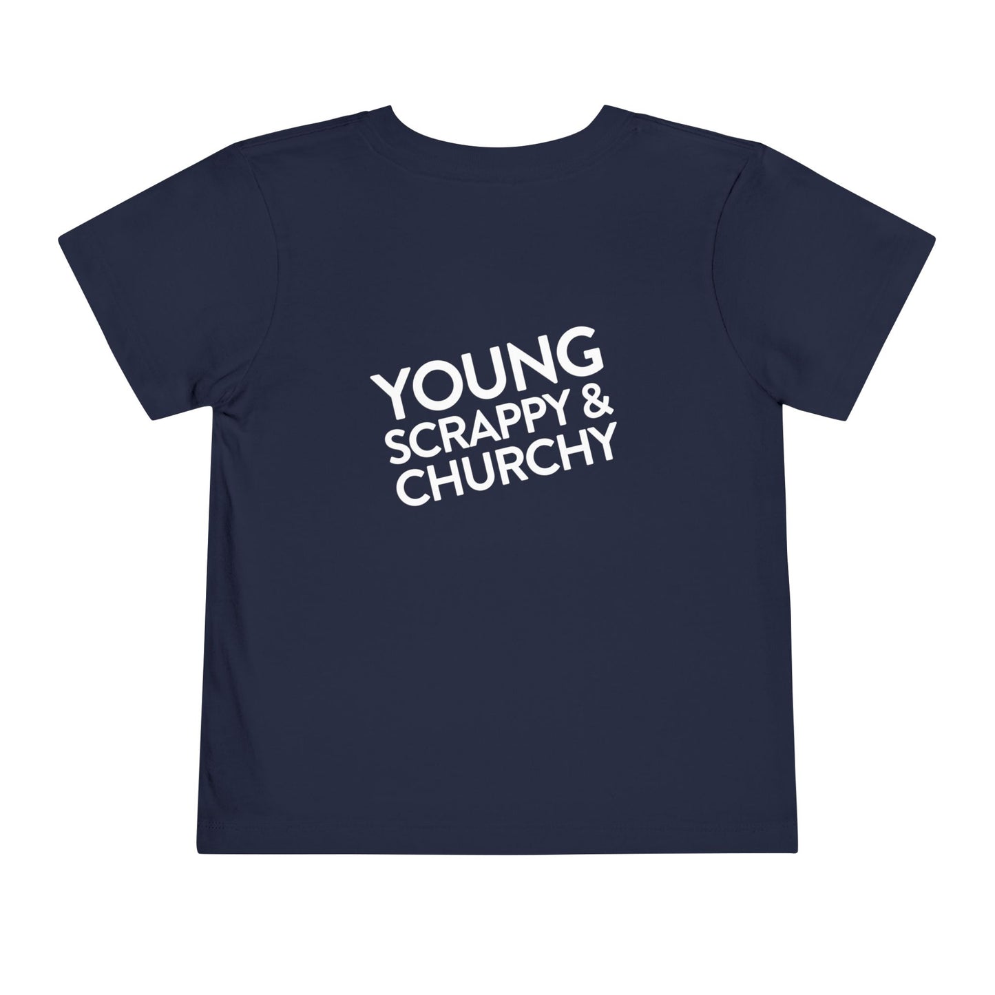Young, Scrappy, and Churchy Toddler Shirt for Community UMC of Krum