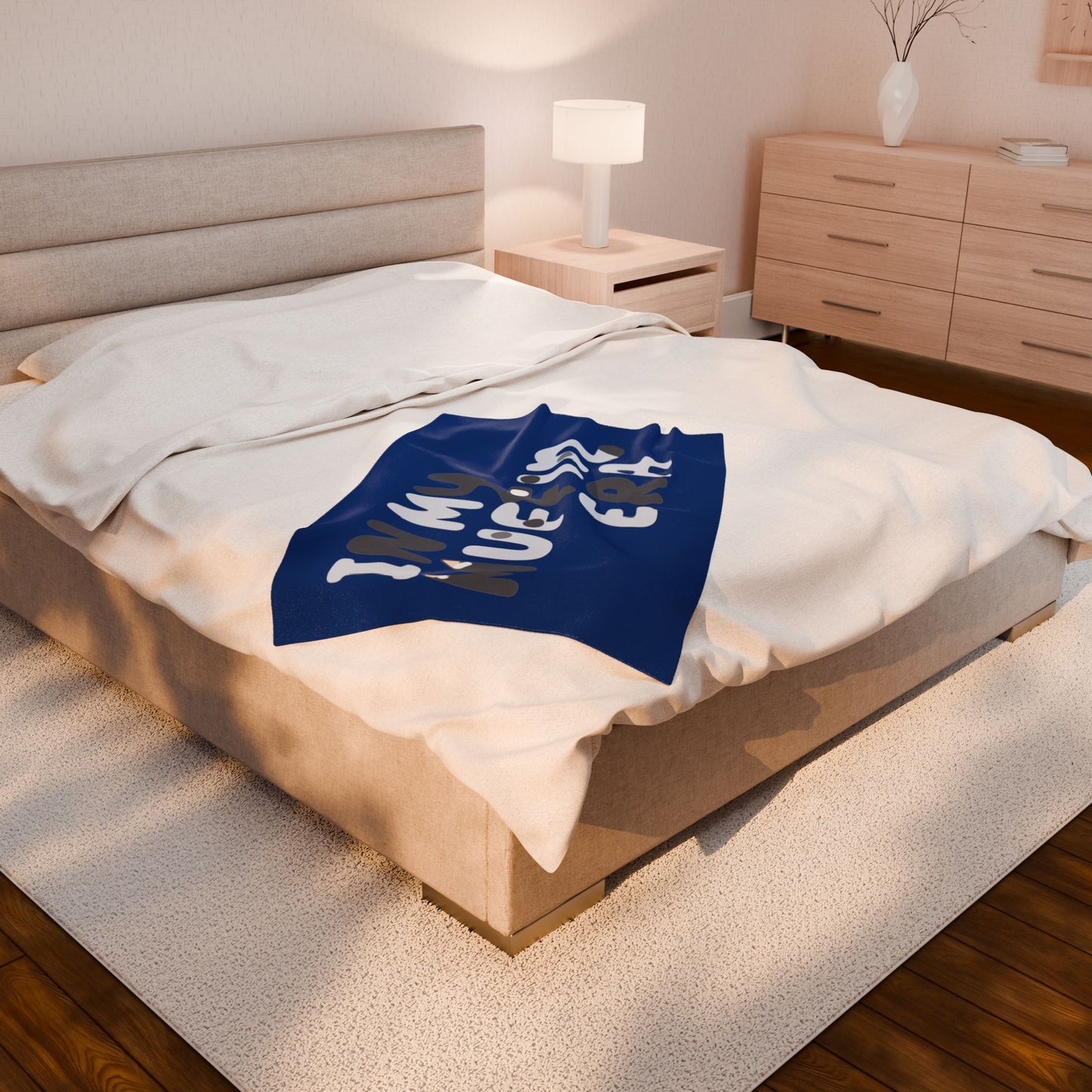 Bluey-Inspired Plush Blanket – “Muffin Era” Snuggle Throw
