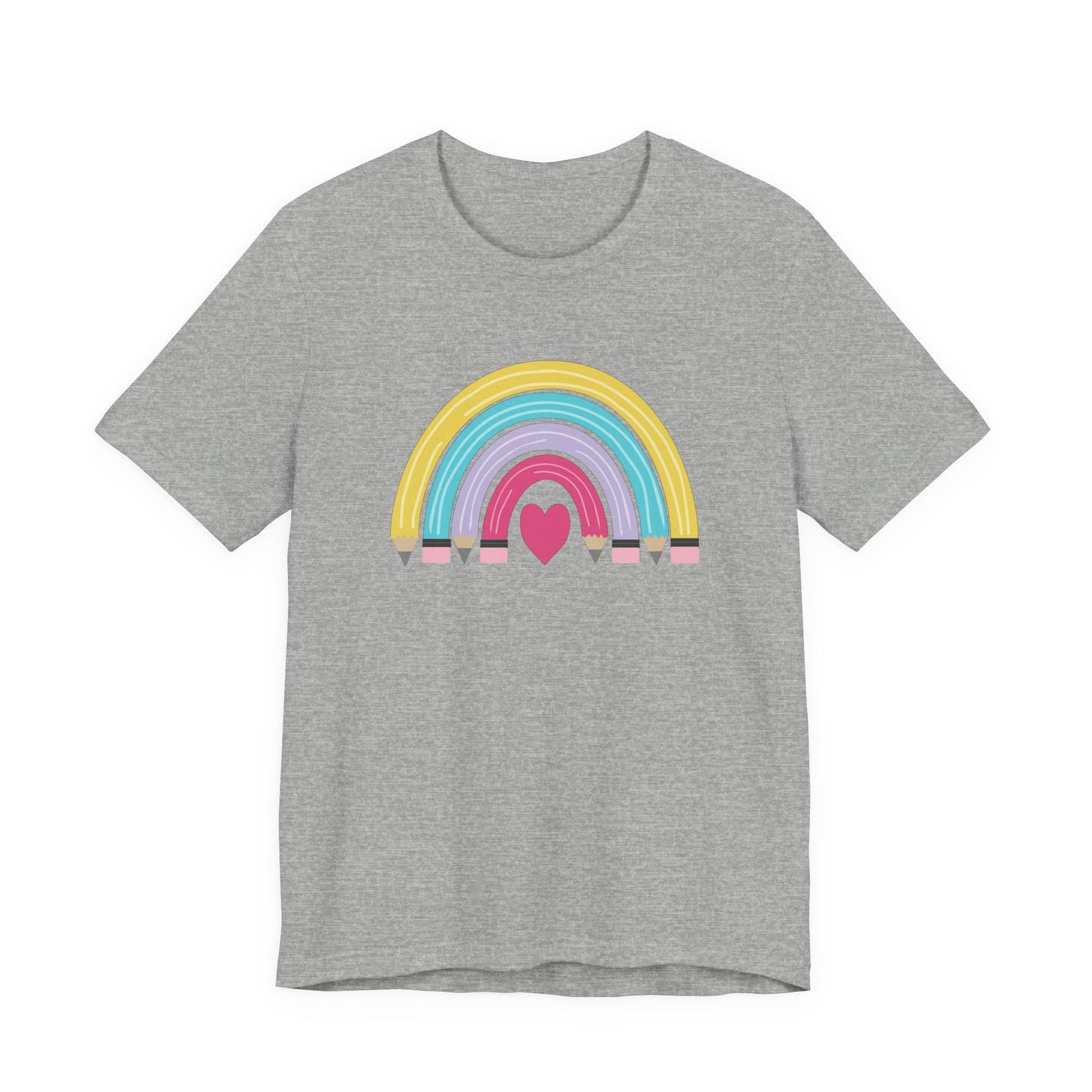Rainbows, Hearts, and Pencils for back to school!