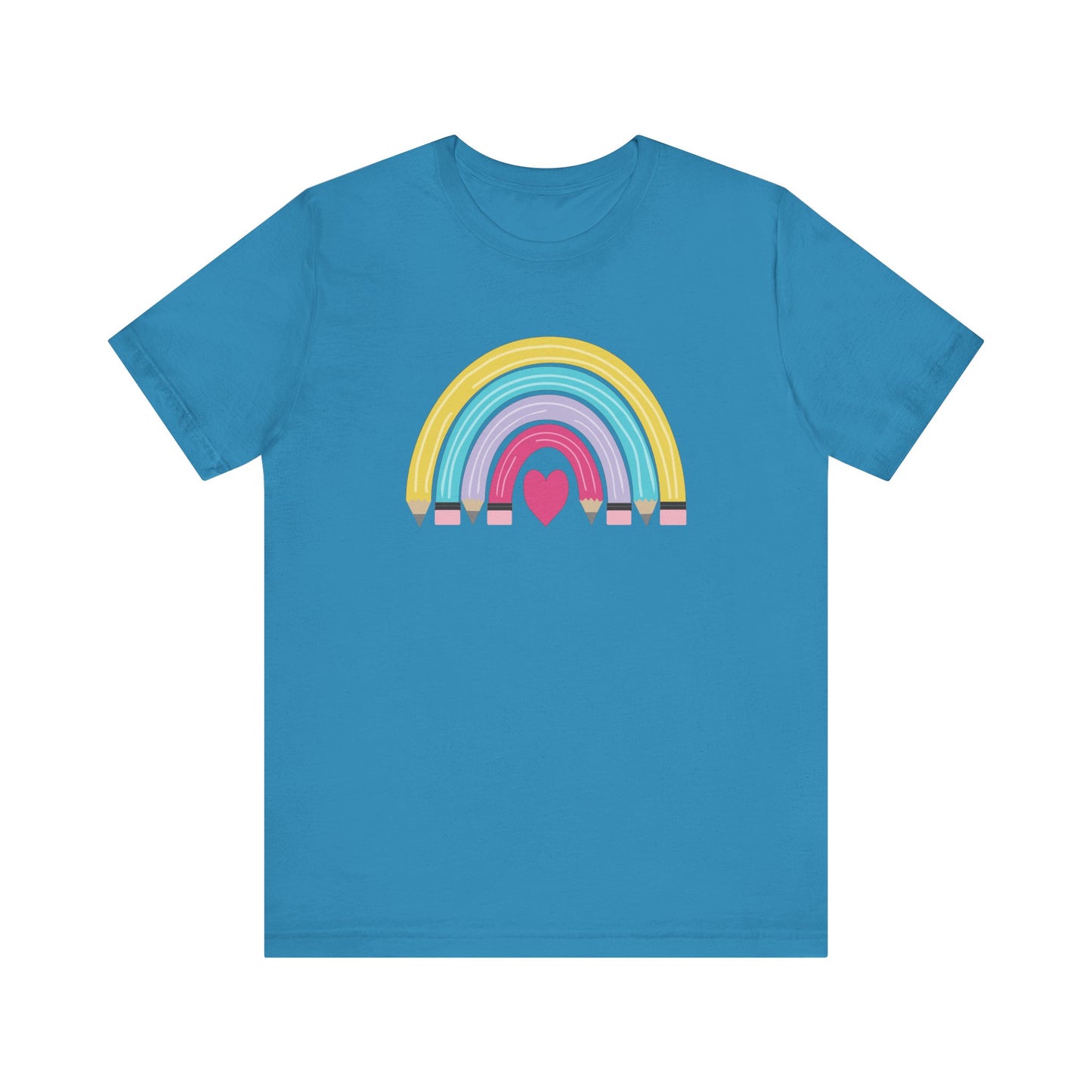 Rainbows, Hearts, and Pencils for back to school!