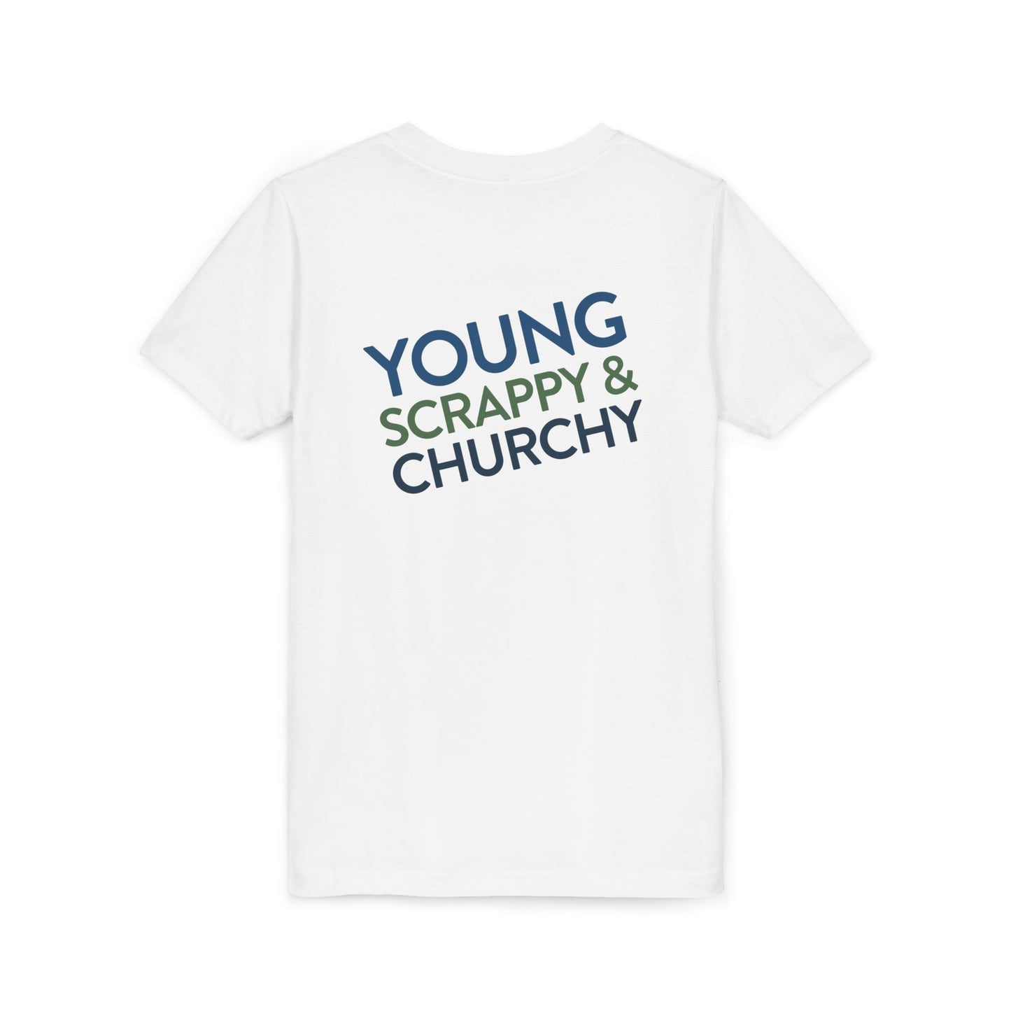 Young, Scrappy, and Churchy Kids Shirt for Community UMC of Krum