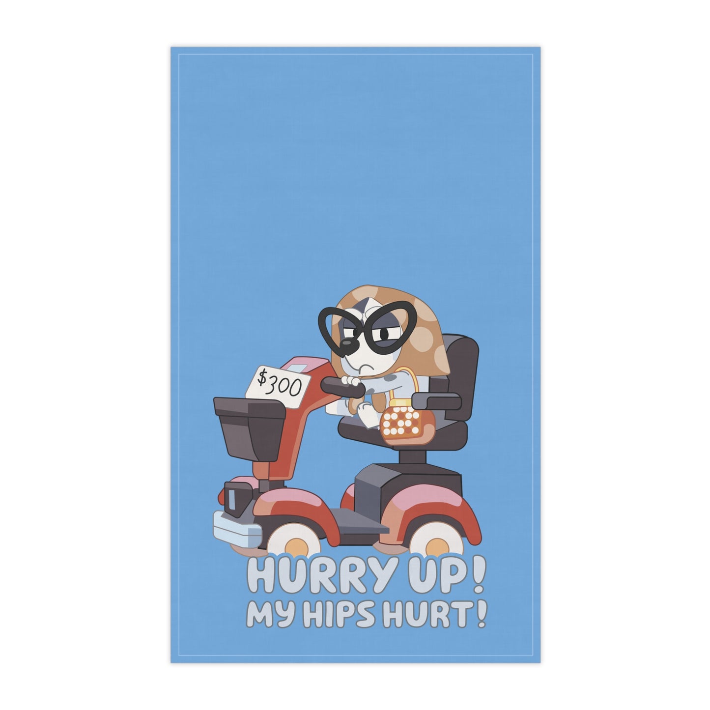 Bluey Grannies Kitchen Towel – Granny Mobile Design
