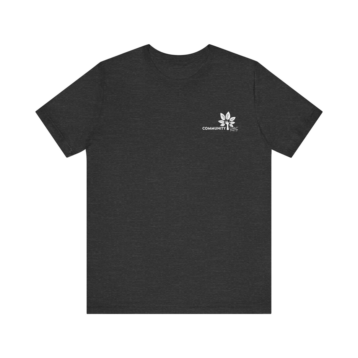 Young, Scrappy, and Churchy Tee for Community UMC of Krum - Unisex Jersey Short Sleeve