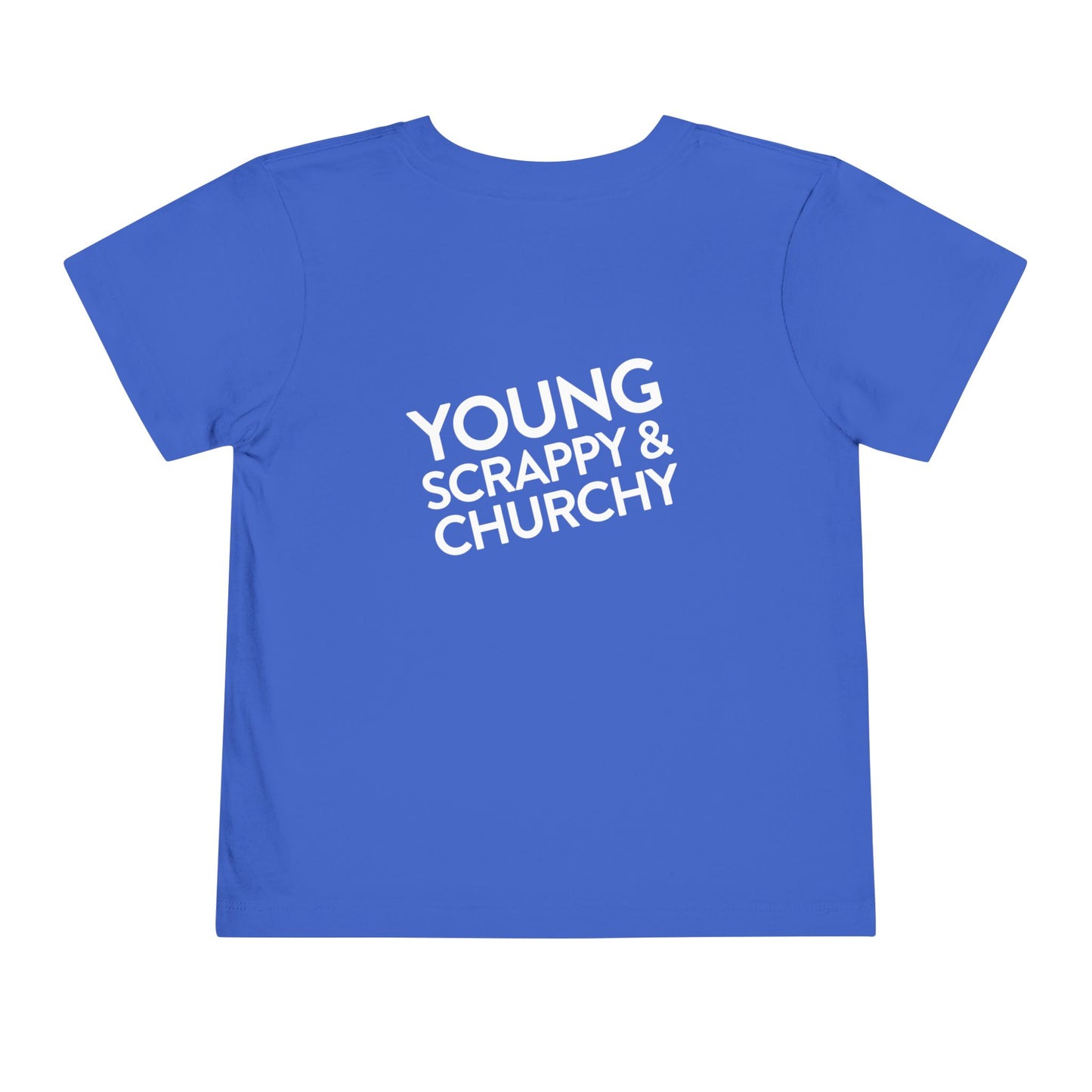 Young, Scrappy, and Churchy Toddler Shirt for Community UMC of Krum