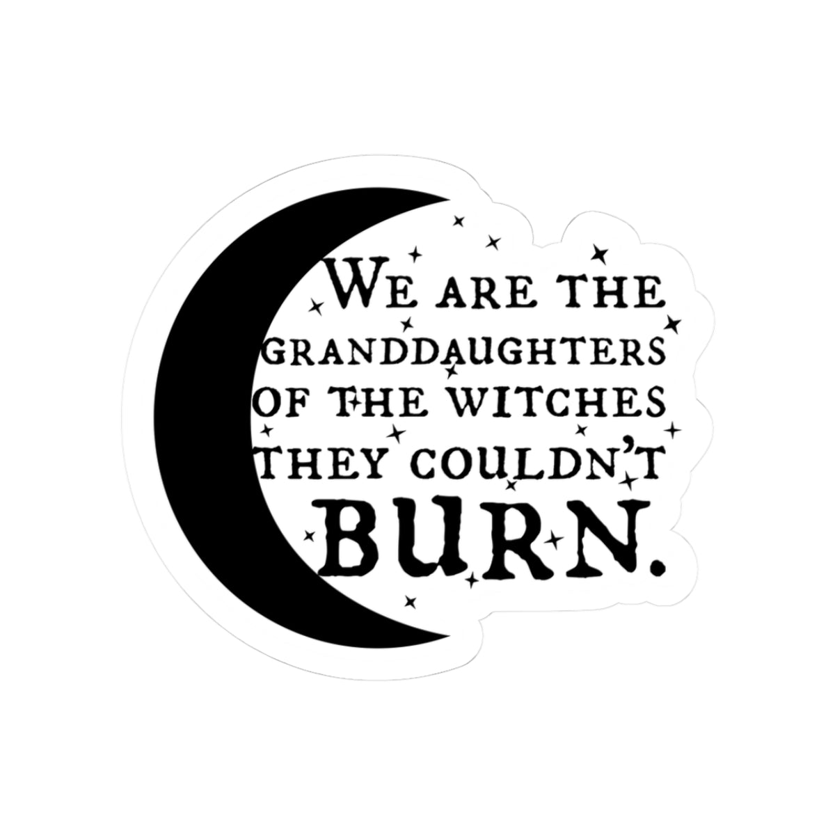 Feminist Witchy Sticker - Granddaughters of the Witches Halloween