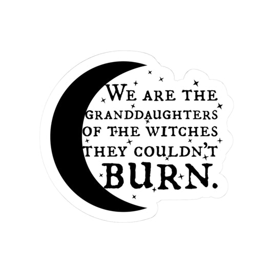Feminist Witchy Sticker - Granddaughters of the Witches Halloween