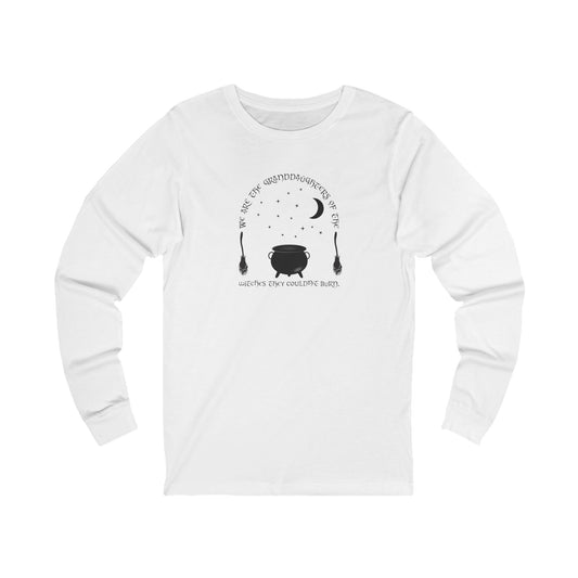 Witches Granddaughters Long Sleeve Tee - Feminism Halloween Shirt