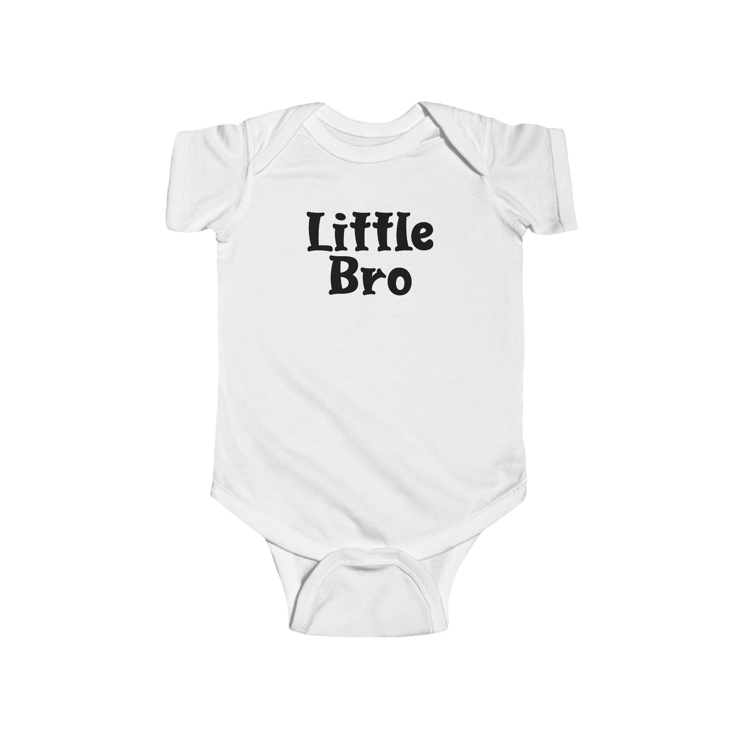 Little Bro Baby Onesie – Soft Cotton Bodysuit for New Baby Brothers