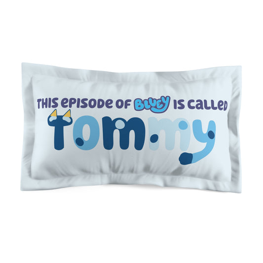 Bluey Personalized Microfiber Pillow Sham – Custom Name Kids Pillowcase