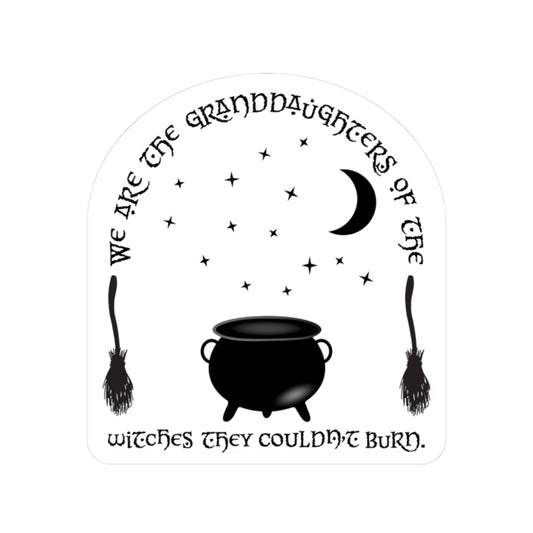 Feminist Witchy Sticker - Granddaughters of the Witches Halloween