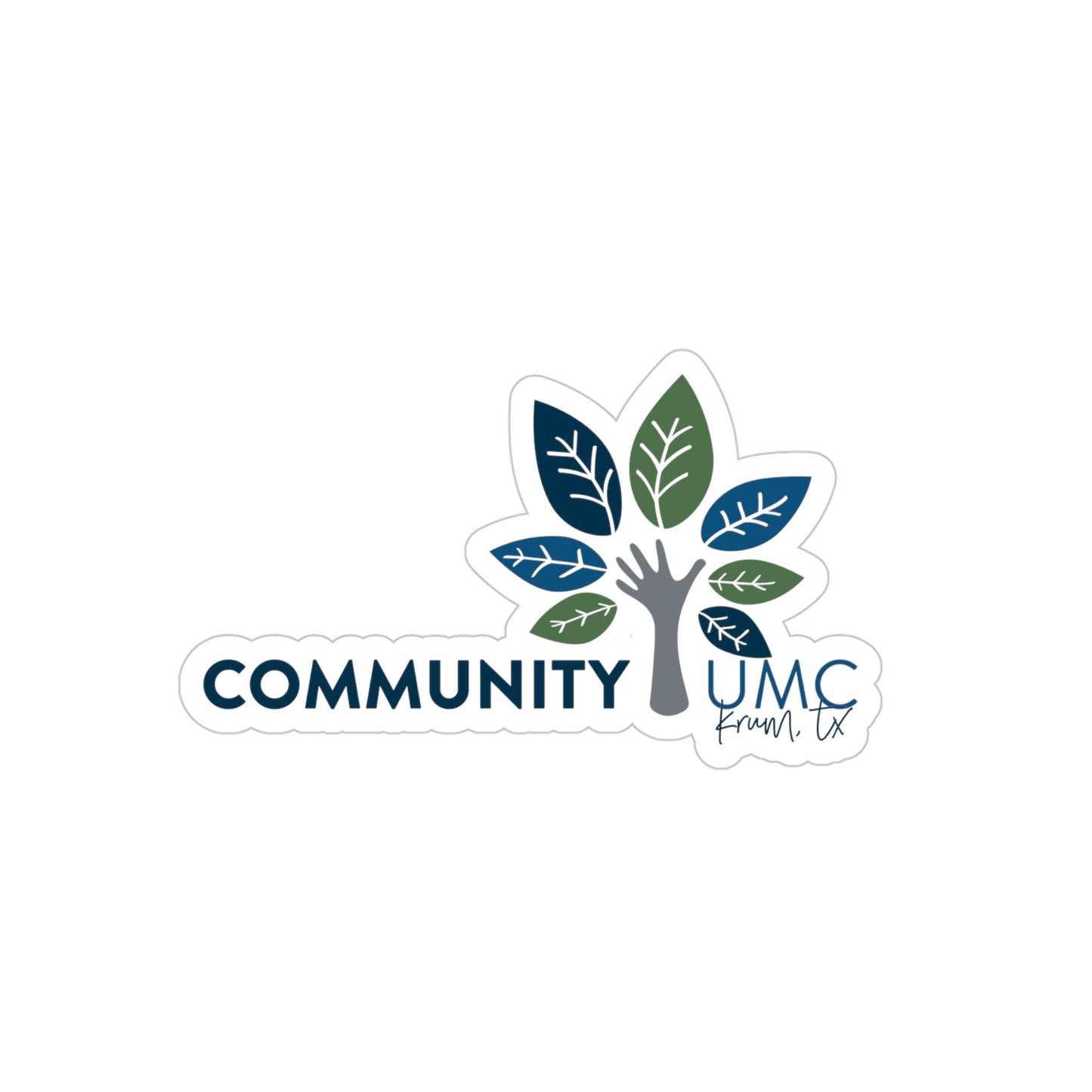 Sticker - Community UMC - Transparent and Waterproof