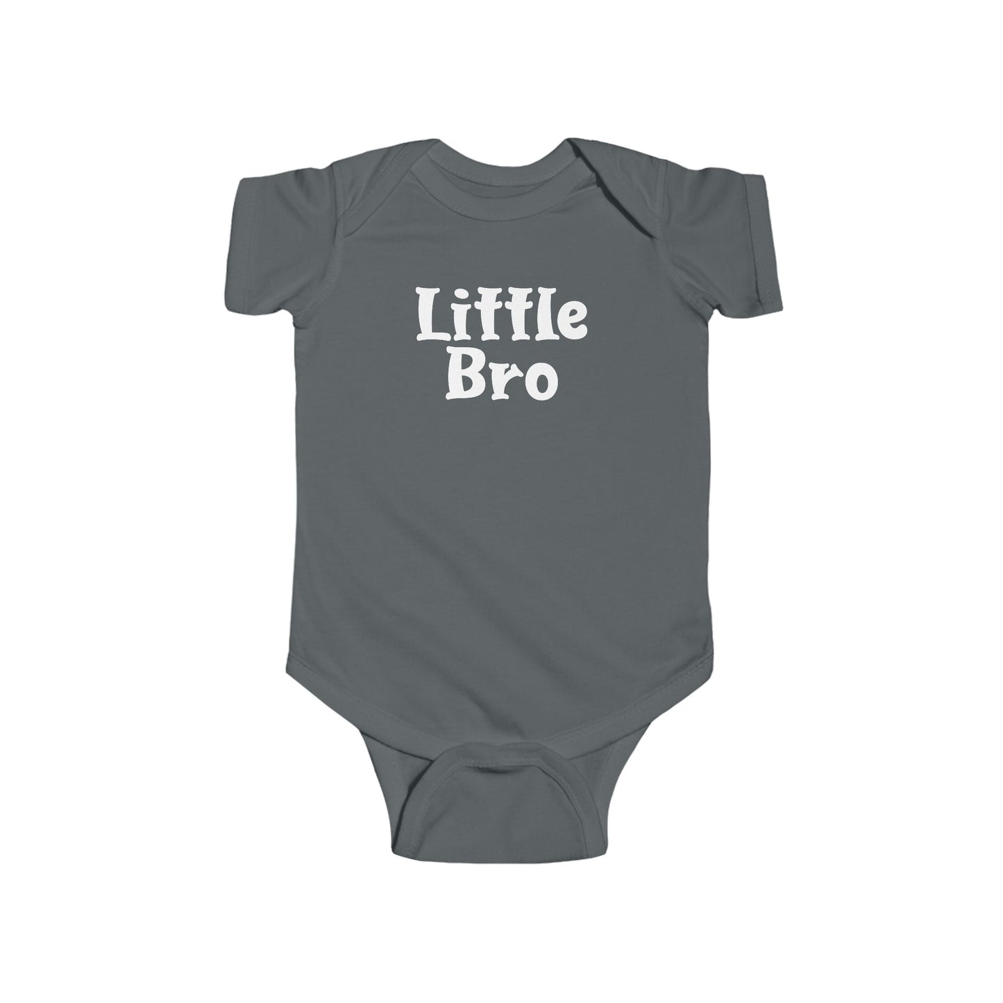 Little Bro Baby Onesie – Soft Cotton Bodysuit for New Baby Brothers