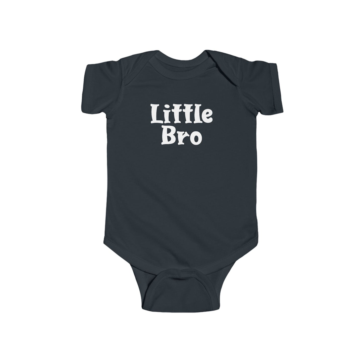 Little Bro Baby Onesie – Soft Cotton Bodysuit for New Baby Brothers